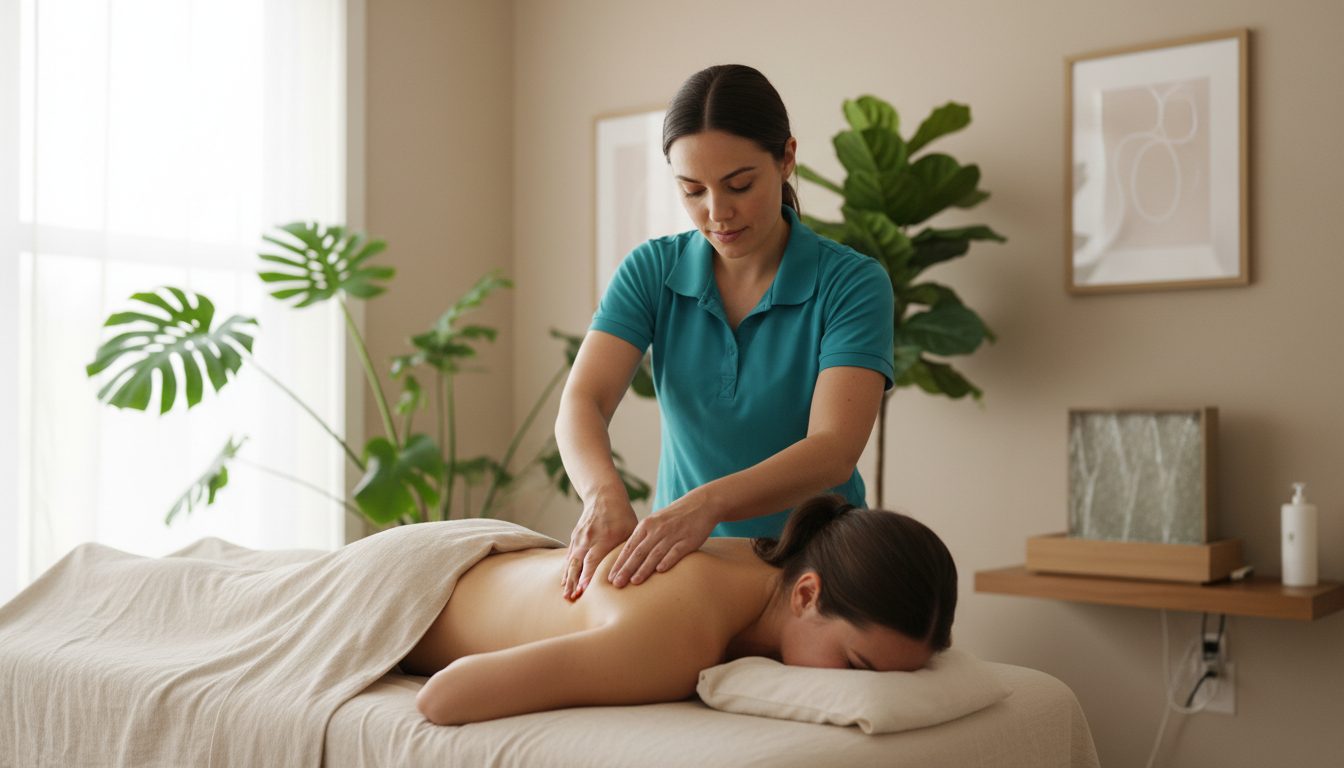 Registered massage therapy treatment at Anchor Health and Fitness in Keswick